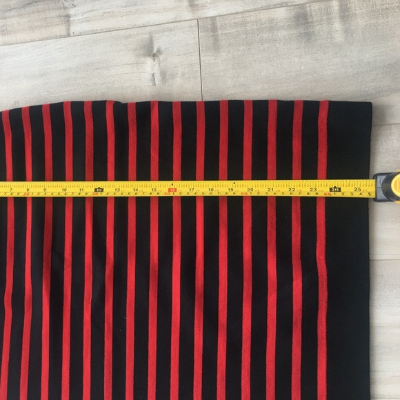 MARC by MARC JACOBS - striped red black skirt - Picture 3 of 6